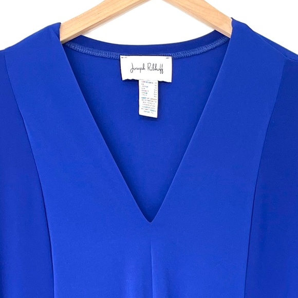 JOSEPH RIBKOFF v-neck tunic in royal sapphire - Picture 7 of 9